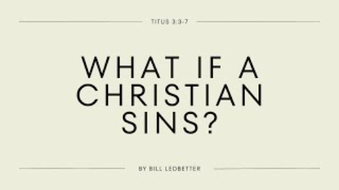 Video thumbnail: What if a Christian Sins?